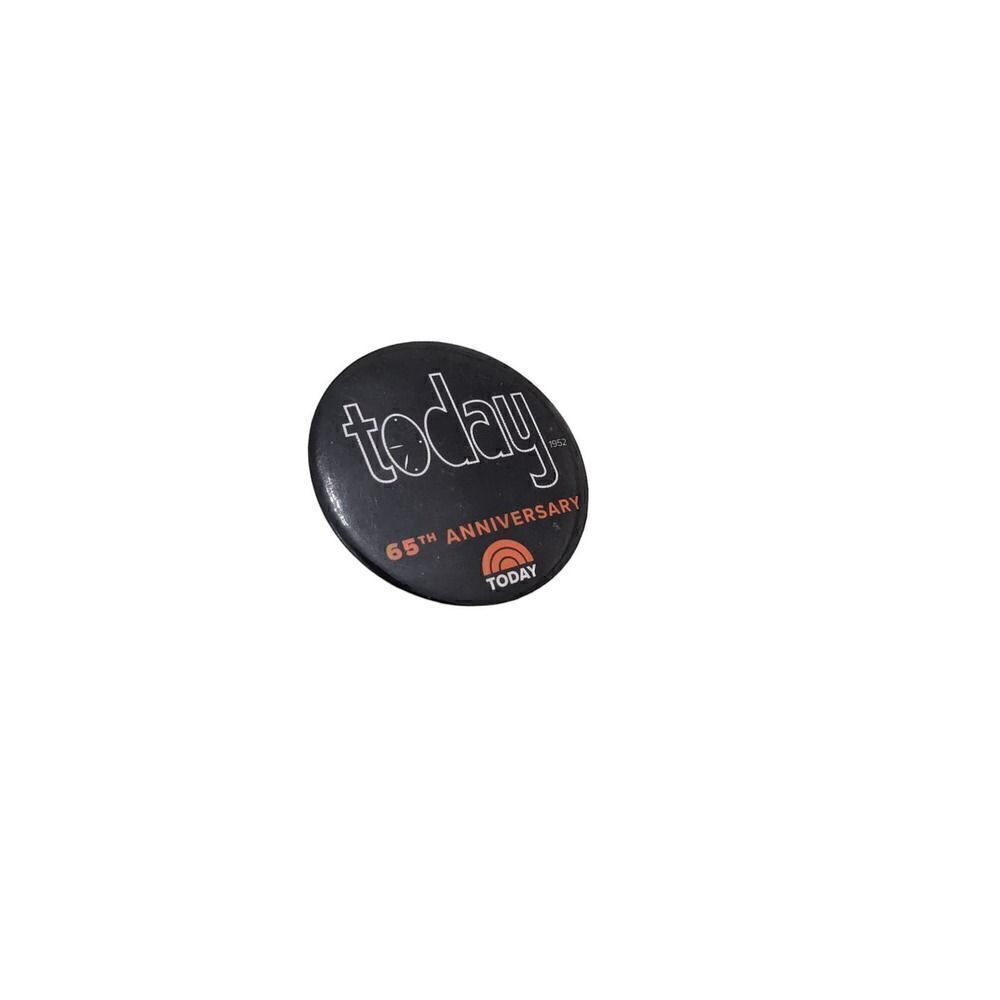 NBC Today Show 65th Anniversary Pin Button‎ Vintage 80s